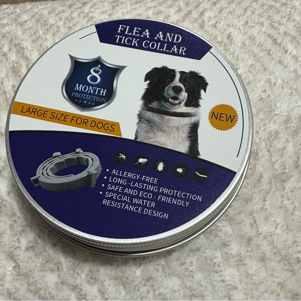 Flea and Tick Collar for Dogs - Gray